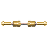 1/4 x 48" Copper Tube - Brass Male Long Nose POL (CGA510) - Male Long Nose POL (CGA510) Pigtail  CP-2548
