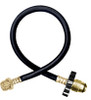 1/4 x 480" Male Primus - Male POL (CGA510) - Type I Nitrile Rubber Natural Gas Hose Assembly  I4C480MCPOLHW