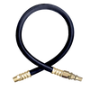 1/4 x 72" Male NPT - Male QD Nipple - Type I Nitrile Rubber Natural Gas Hose Assembly  I4C72MP4QDN