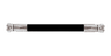 1/4 x 12" Female 45° SAE - Type III Nitrile Rubber Covered Thermoplastic Natural Gas Hose Assembly  III4C12FS4FS4