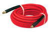 3/8" x 30' Red 3000 PSI Heat Resist/Non-Marking Male NPT Solid/Swivel Pressure Wash Hose Assembly  PW5A-6-30