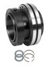 4" Timken QA Replacement Bearing & Seal Kit - Concentric Shaft Collar - Triple Lip Viton Seals  QA400KITSN