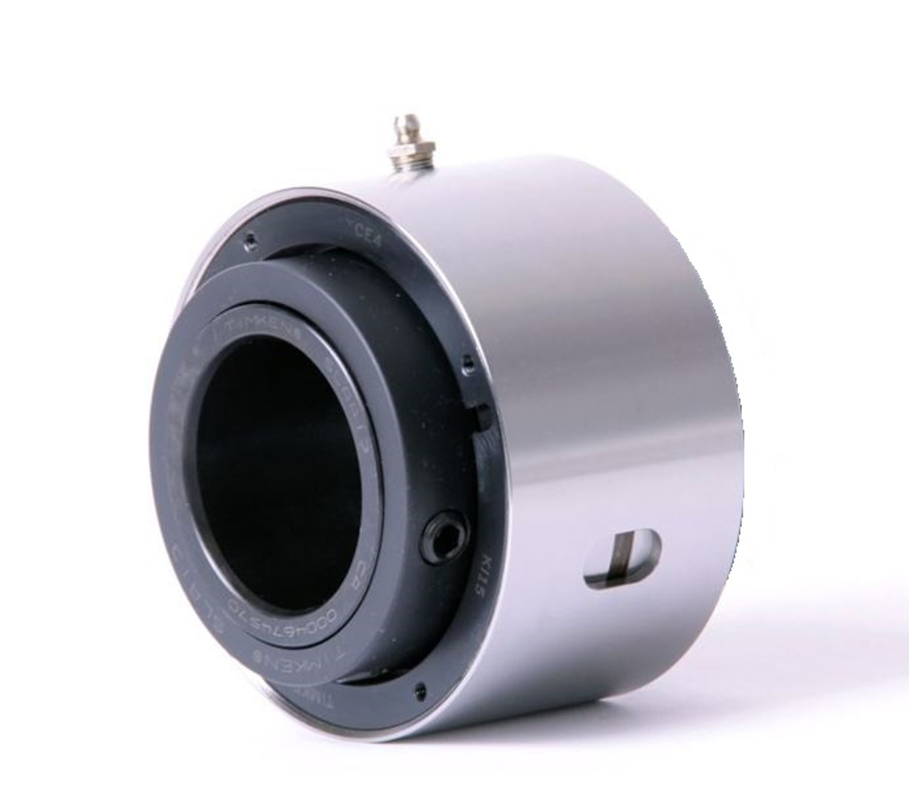 3-3/16" Timken QAMC Cartridge Bearing Block - Concentric Shaft Collar - Double Lip Viton Seals - Fixed  QAMC18A303SC