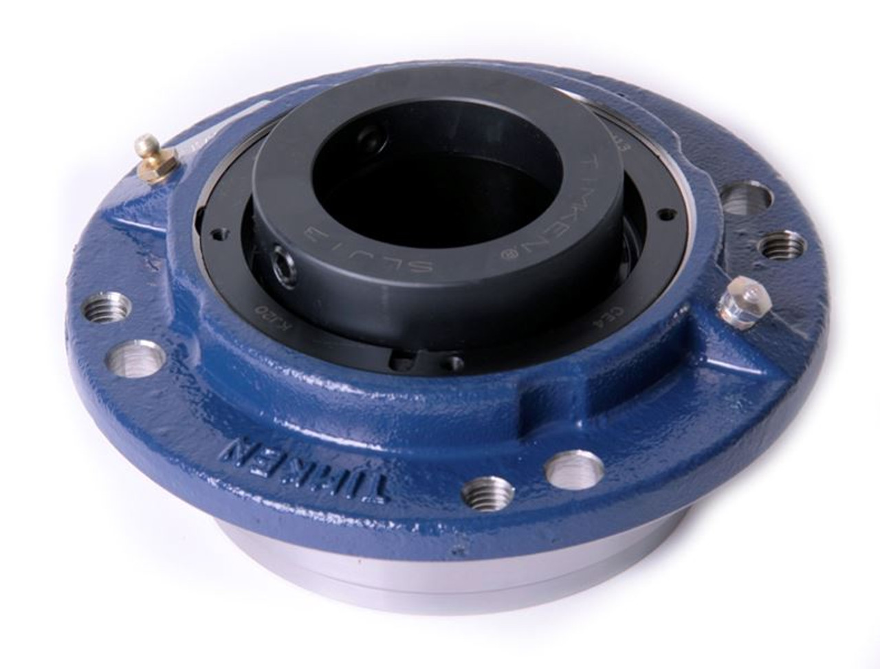 1-7/16" Timken QMCW Round Deep Pilot Flange Block - Eccentric Locking Collar - Triple Lip Nitrile Seals - Float  QMCW08J107SEM