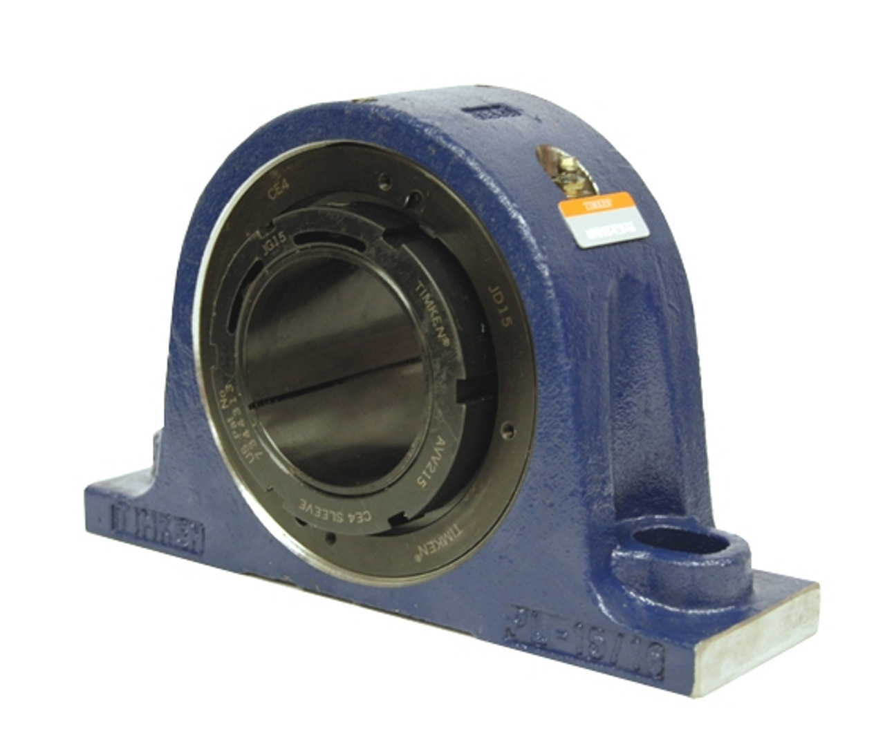 2-1/4" Timken QVVSN Two Bolt Pillow Block - Double V-Lock® - Triple Lip Nitrile Seals - Fixed  QVVSN12V204SM