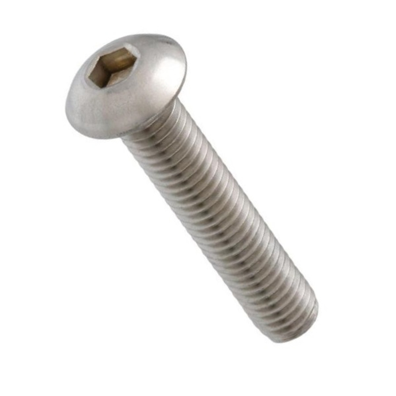 1/2"-13 UNC Button Socket Head Cap Screw - 316 Stainless  062116 - 062124