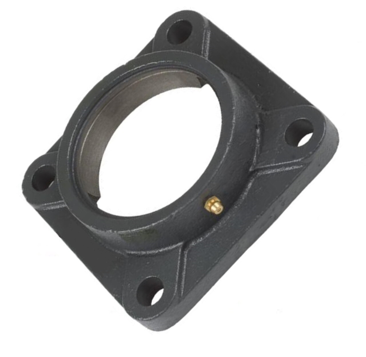 Standard Duty Cast Iron Self-Aligning Ball Bearing 4-Bolt Flange Block  F218