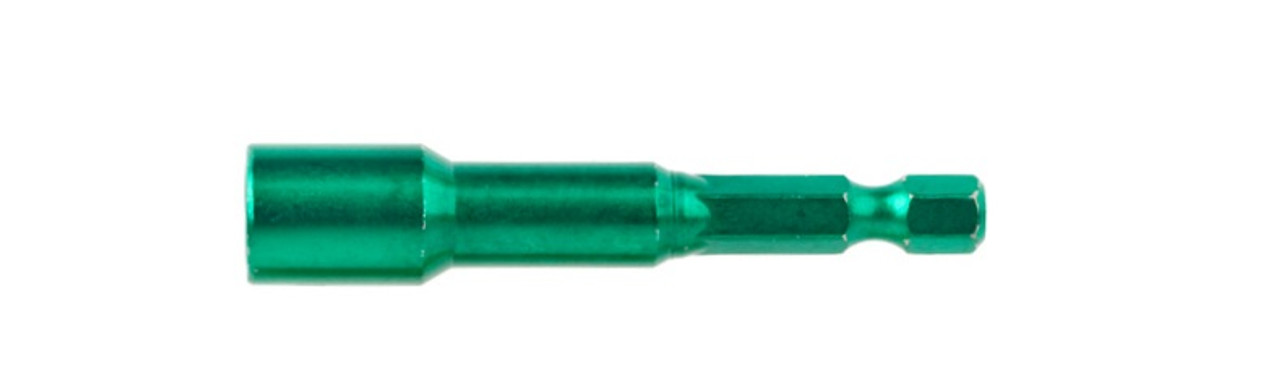 Magnetic Nut Driver Power Bit 5/16 x 2-1/2" Green  73111