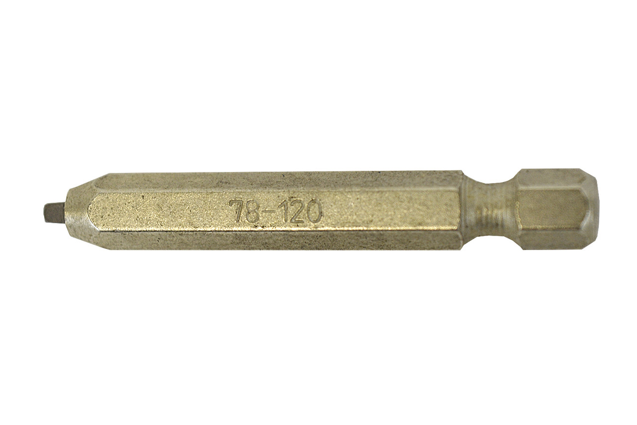 Robertson Power Bit #0 x 2" Plain Finish  78120