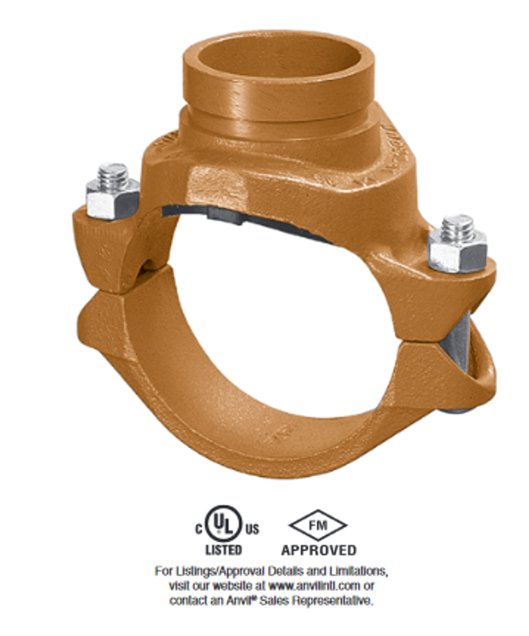 Fig. 7046 T-Clamp Grooved 6 x 2 1/2"