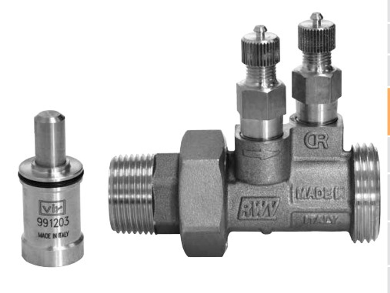 Fig. ABV-9900V Straight DZR Brass Automatic Balancing Valve 2H"