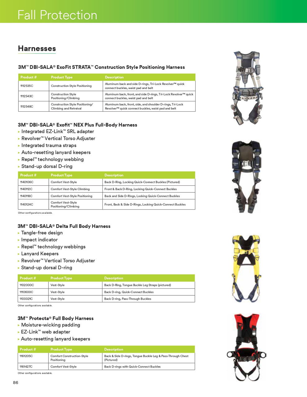 DBI-SALA® ExoFit® STRATA® Construction Style Positioning/Climbing Harness - (X-Large)  1112548C