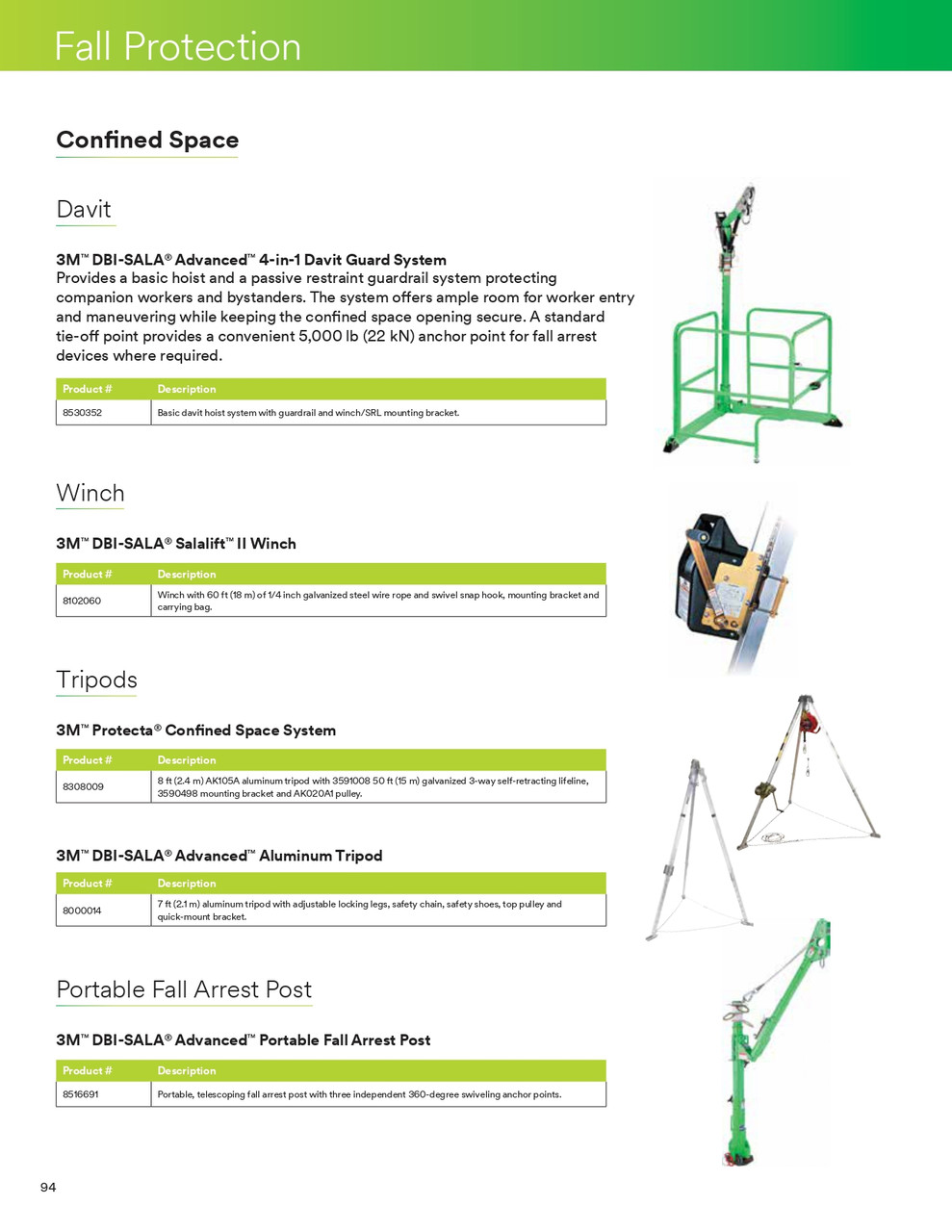 DBI-SALA® Advanced Aluminum Tripod 7'  8000014