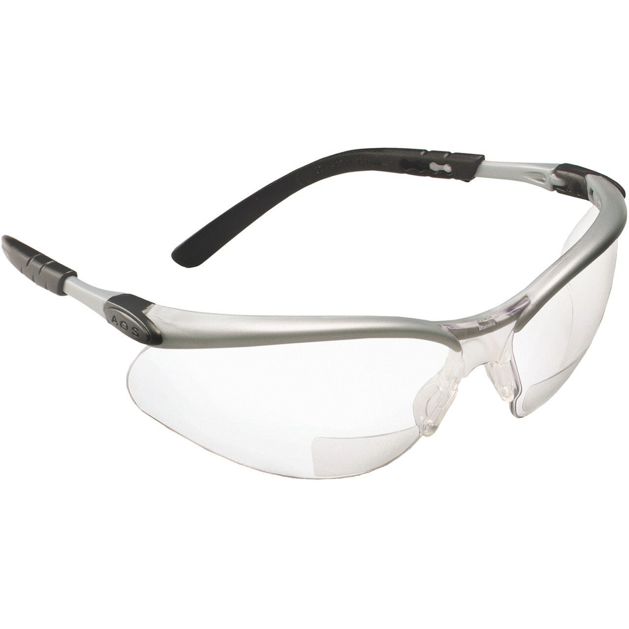 BX® Readers Safety Glasses w/Clear Lens +2.0 Diopter  11375-00000-20