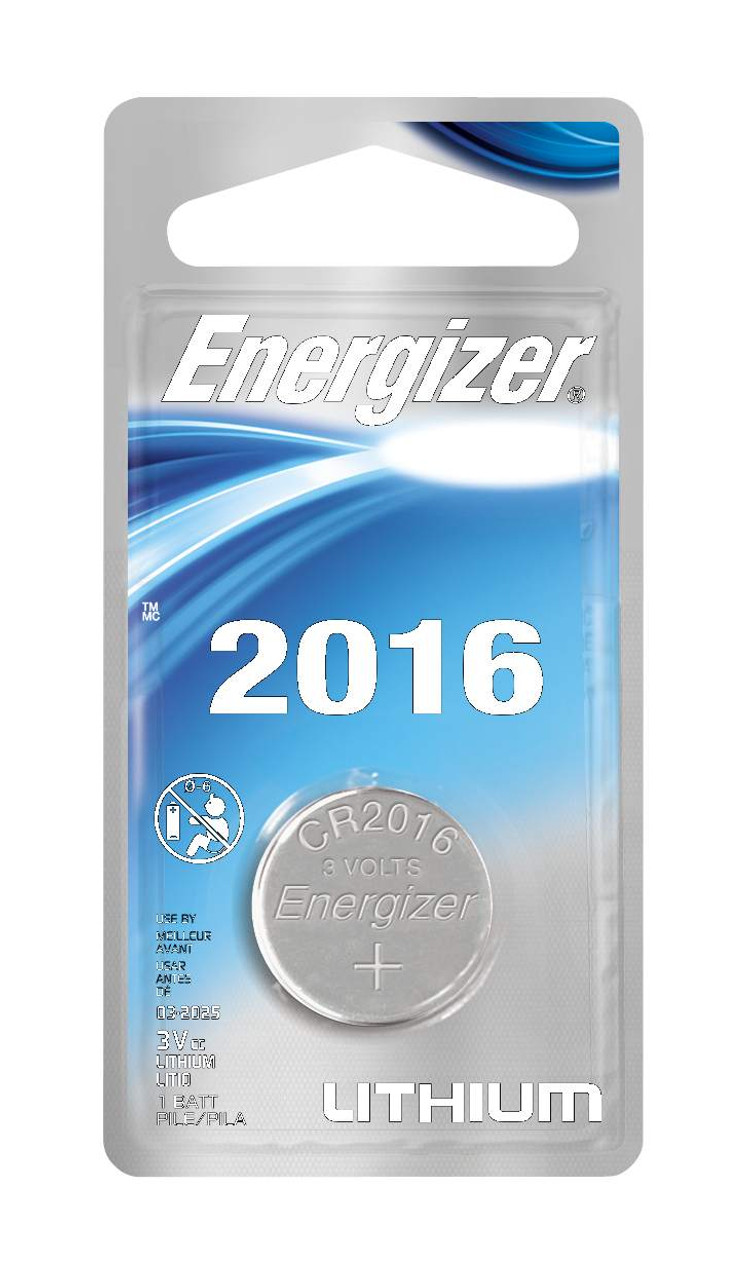 2016 3.0V Lithium Coin Battery (1/pk)    ECR2016BP