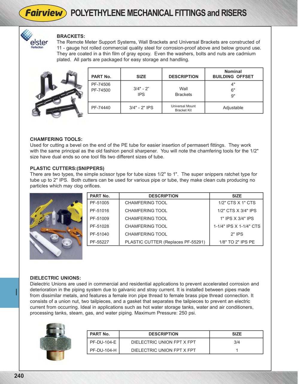 1-1/4 & 1-1/4" CTS & IPS Polyethylene Tube Chamfering Tool  PF-51028