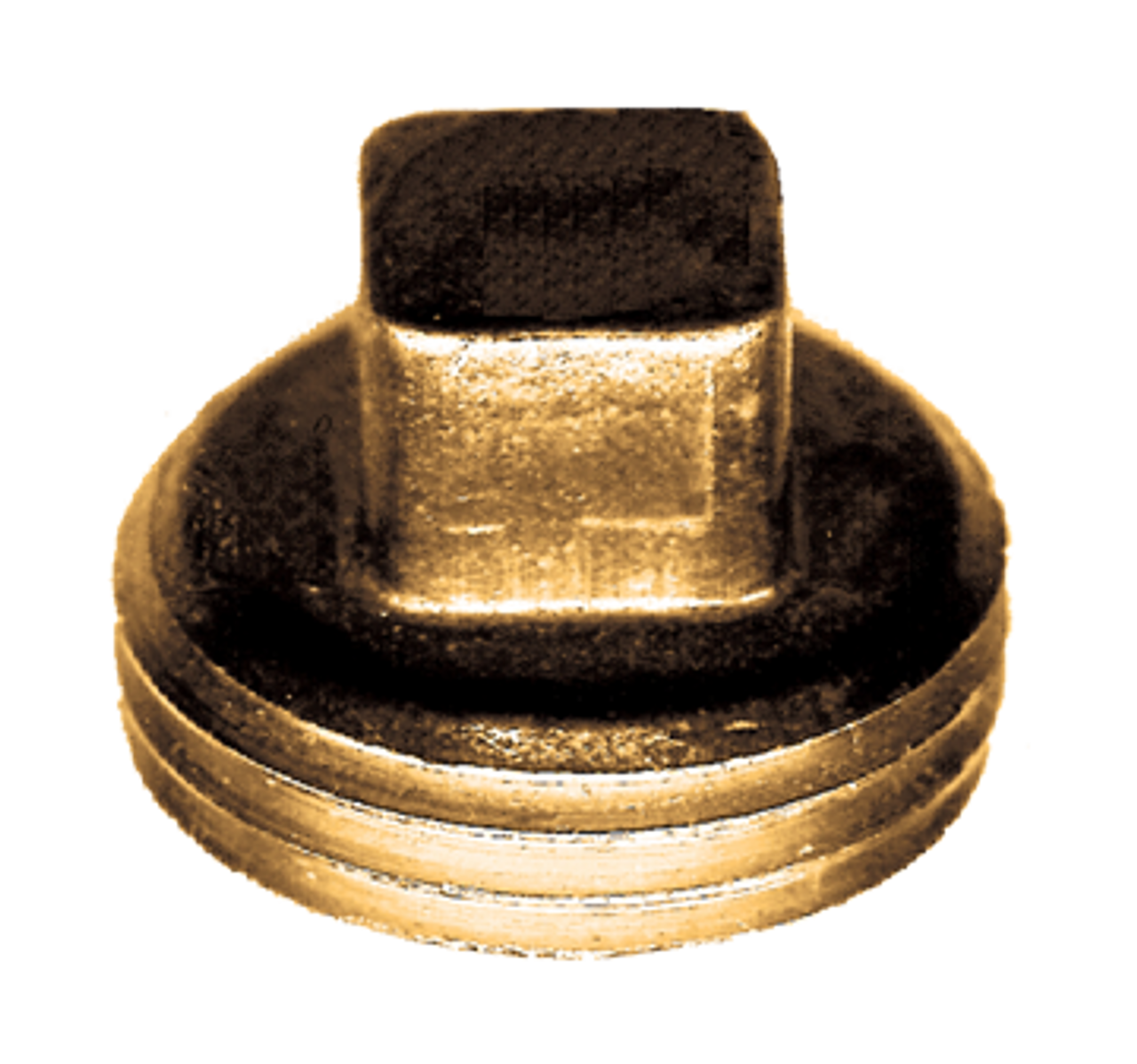 3/4"-11.5 Brass Male Water Hose Square Head Plug  206-WP