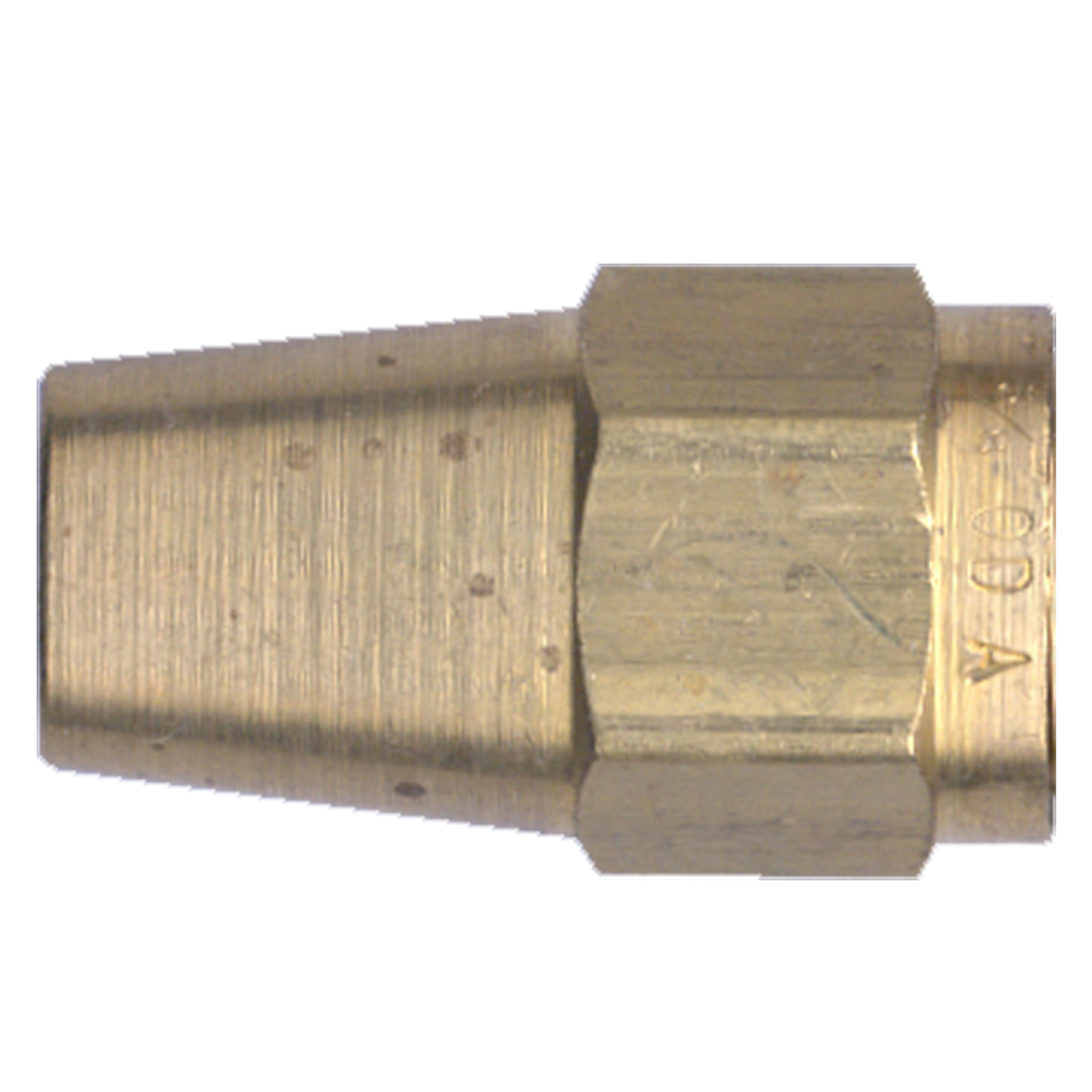 3/8" Brass DOT Metal Line Compression Nut  1161-6