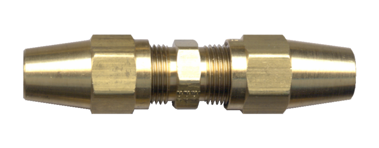 3/8" Brass DOT Metal Line Compression Union  1162-6