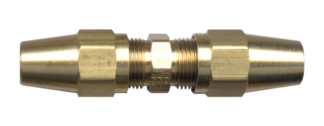 1/2" Brass DOT Metal Line Compression Union  1162-8