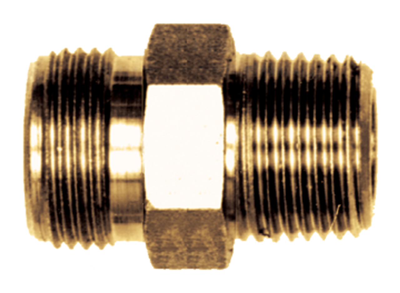 1/2 x 1/2" Brass Male NPSM w/Ball Seat - Male NPT Connector  134-DD