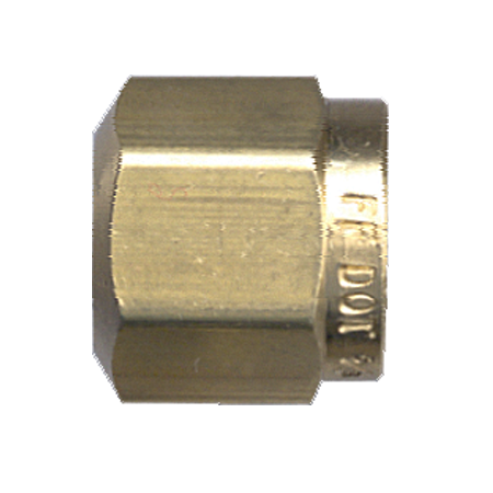 5/8" Brass DOT Poly Line Compression Nut  1461-10