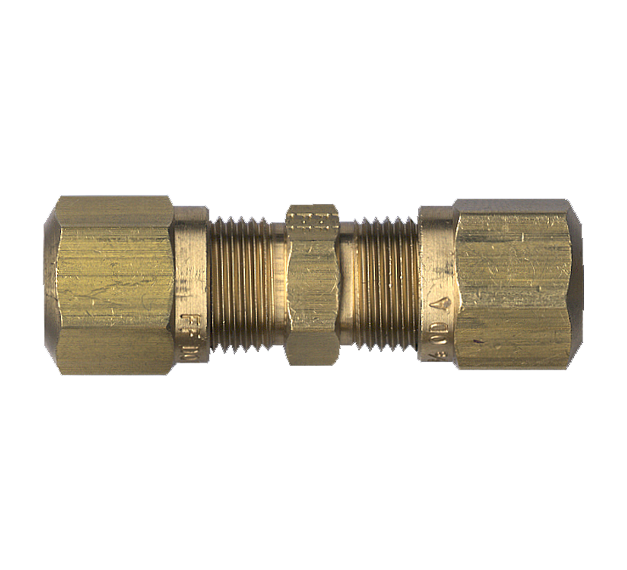 Compression Air Brake Fitting Union, Brass, 3/4