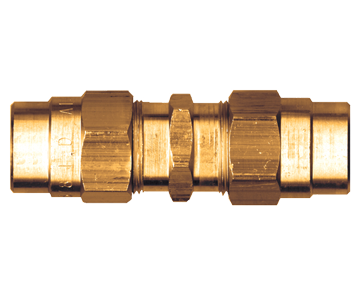 1/2" Brass DOT Air Brake Hose Compression Nut/Sleeve/Coupler Assembly  1492-8S