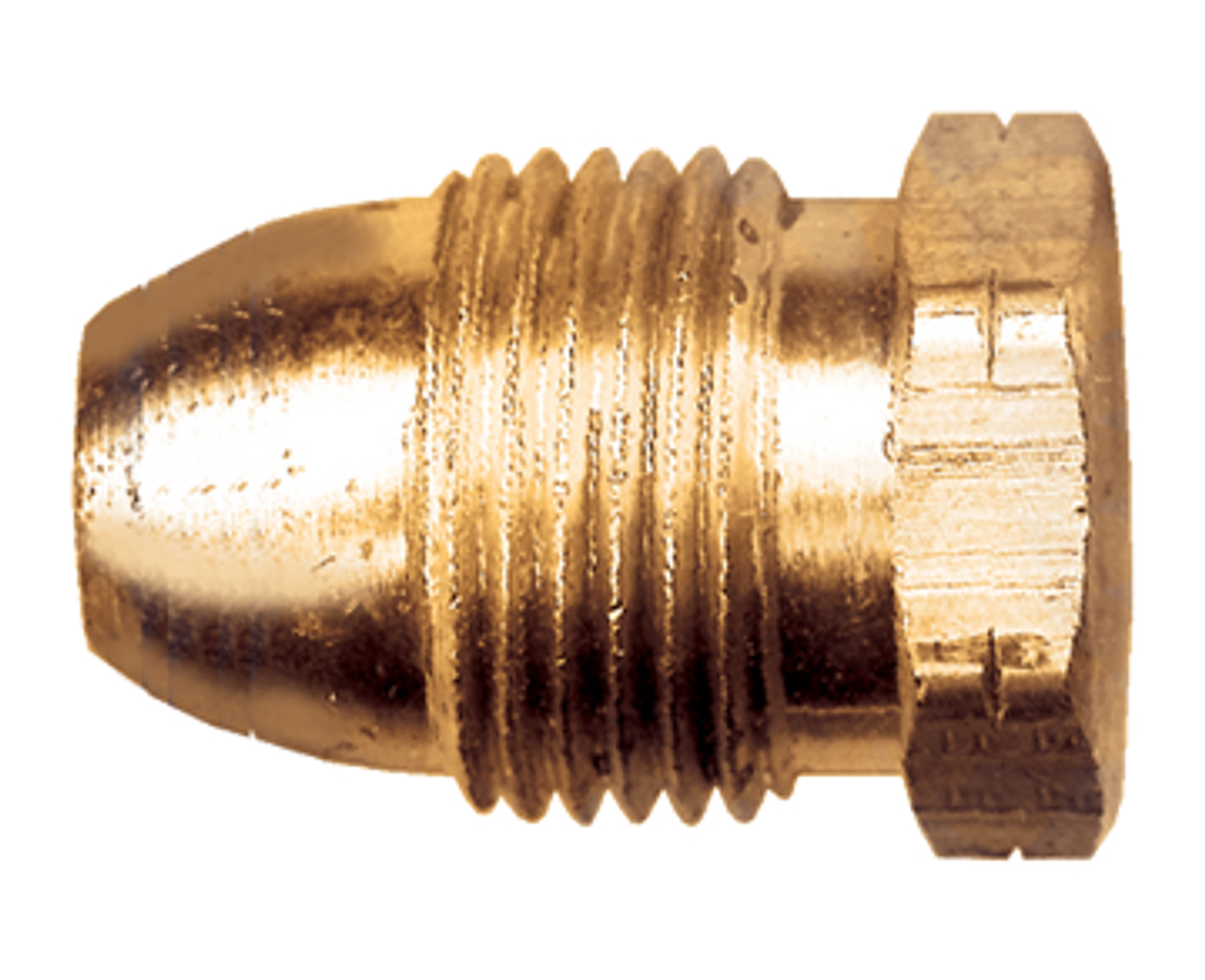 .885"-14 Brass POL (CGA510) Propane Sealing Plug  2010