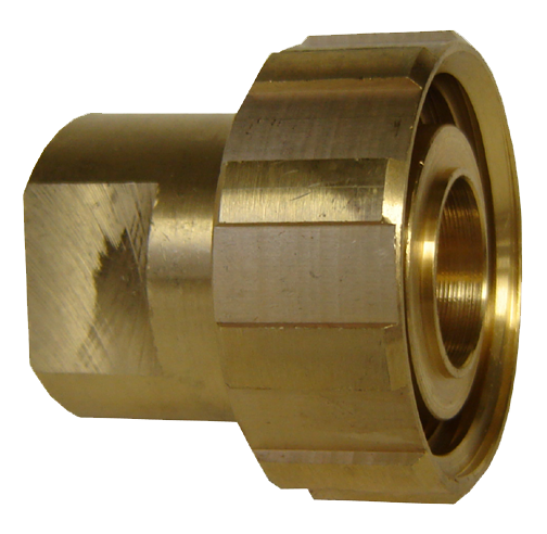 .885"-14 x 1-3/4" Brass Female POL (CGA510) - Female Propane Engine Fuel Coupler  2017