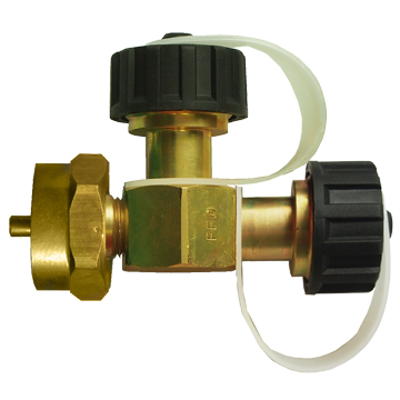 1"-20 Brass Female Primus - Dual Male Primus Propane Branch Tee  2094