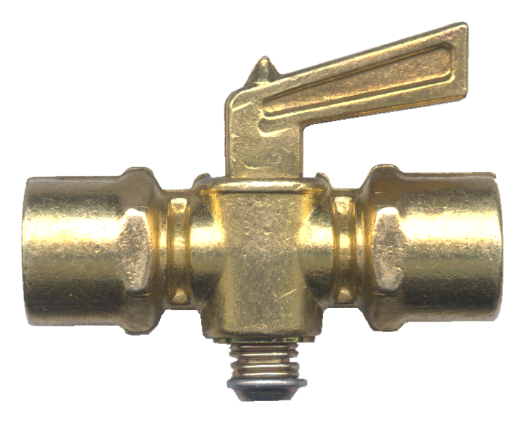 1/8" Brass Female NPT Shut Off Cock  2103-A
