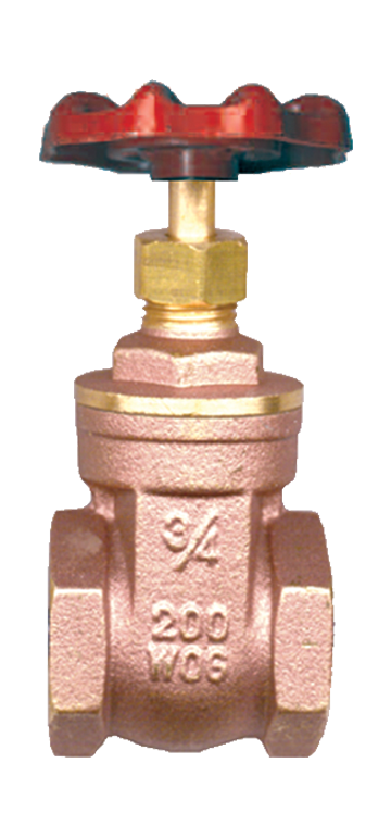 1/2" Bronze Female NPT Gate Valve  217-D