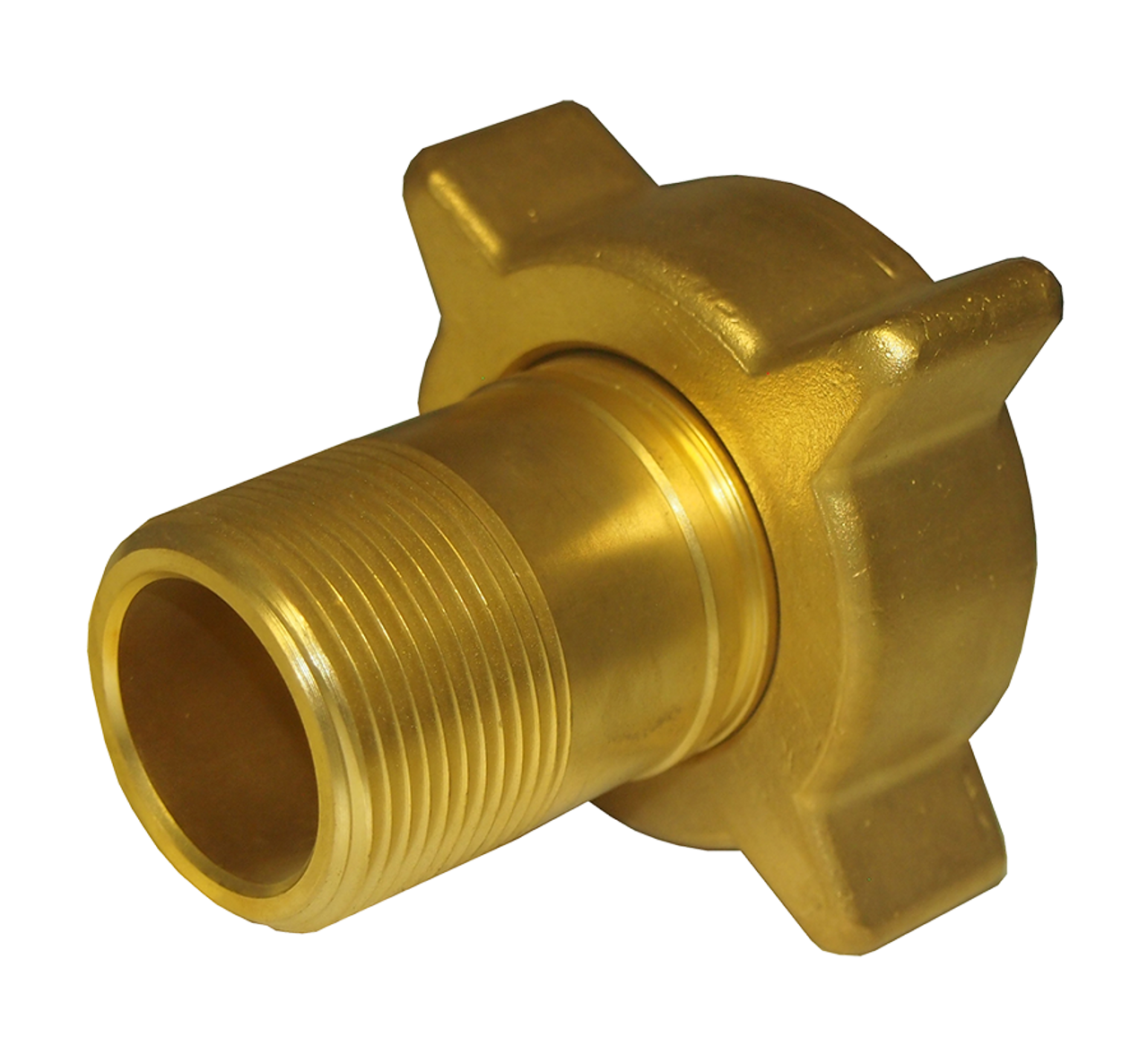 2-1/4 x 1-1/4" Brass Female ACME - Male NPT Propane Filler Coupling  2320