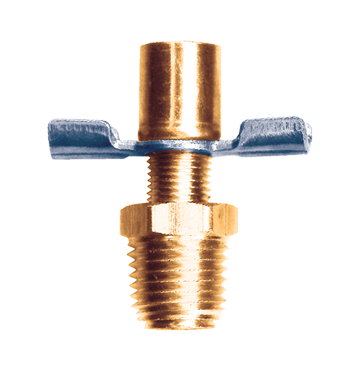 1/4" Brass NPT Back Seating Drain Cock w/Extension  239-B