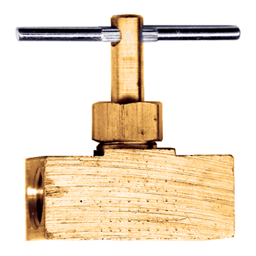 1/8" Brass Female NPT Needle Valve  3103-A