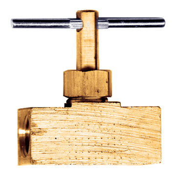 1/4" Brass Female NPT Needle Valve  3103-B