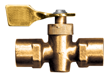 1/4" Brass Female NPT Closed Bottom Shut-Off Cock  5103-B