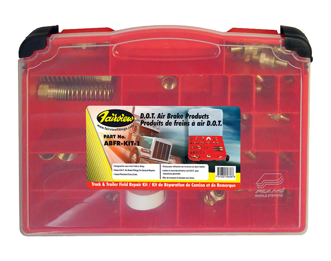 Brass DOT Air Brake Compresssion Fitting Kit  ABFR-KIT-1