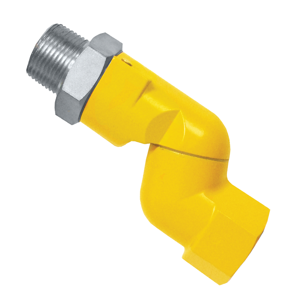 1" Aluminum Male NPT - Female NPT 360° Gas Swivel  ACM-AS-100