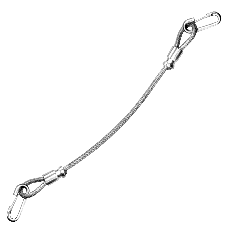 46" Plastic Coated Safety Cable  ACM-GAS-RCP-46