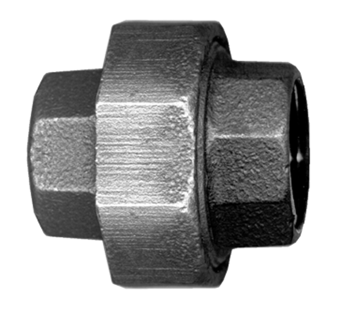 1/8" Sch. 40 Black Iron Female NPT Swivel Union  BI-104-A