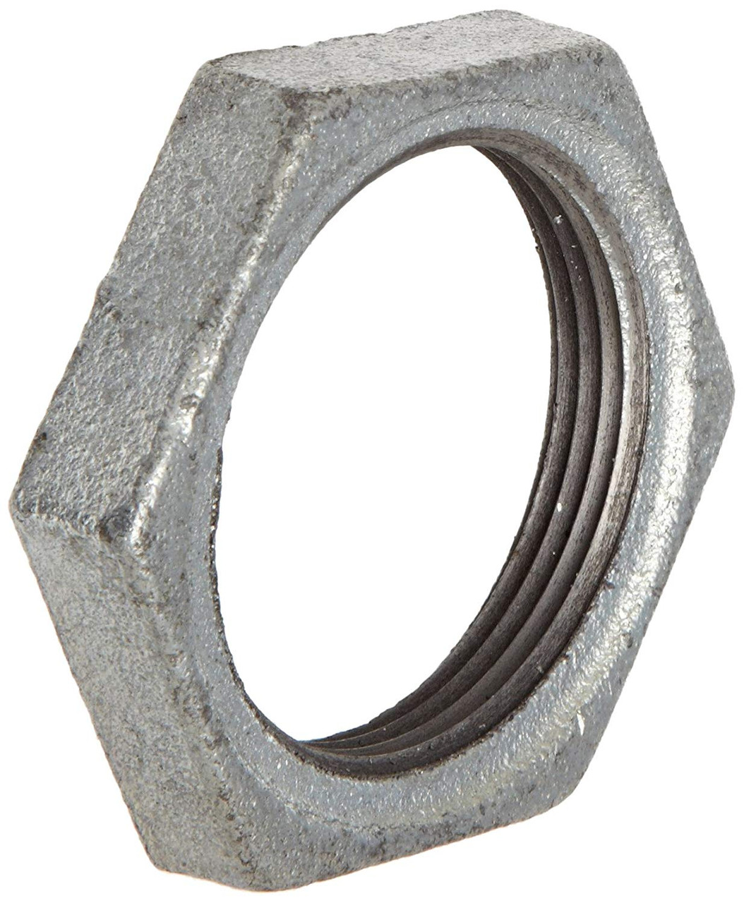 1/2" Sch. 40 Black Iron Female NPT Jam Nut  BI-111-D