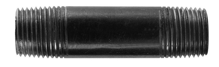1/2 x 1-1/2" Sch. 40 Black Iron Male NPT Nipple  BI-113-D1-1/2