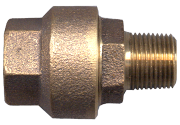 3/8" Plated Steel 135 PSI Check Valve - 1 PSI Crack Pressure  CV1-C