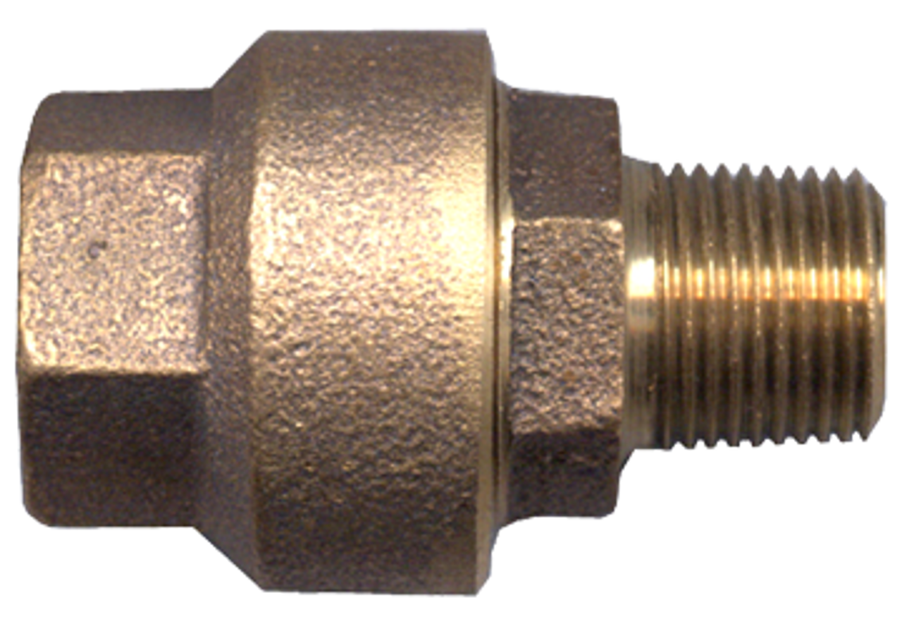 1/2" Plated Steel 135 PSI Check Valve - 1 PSI Crack Pressure  CV1-D