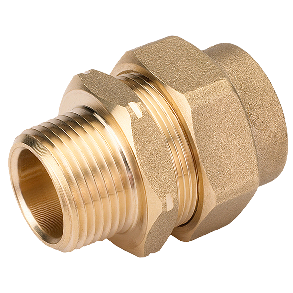 3/4 x 1/2" GAS-FLO® Brass CSST - Male NPT Adapter  GF48-12D