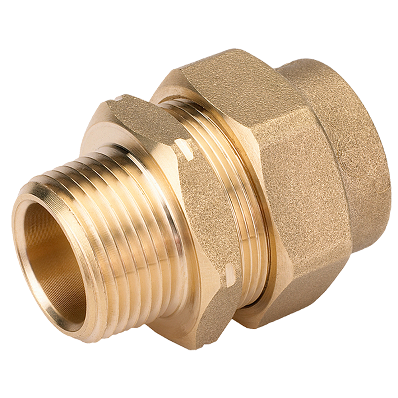3/4 x 3/4" GAS-FLO® Brass CSST - Male NPT Adapter  GF48-12E 3/4 x 3/4" GAS-FLO® Brass CSST - Male NPT Adapter  GF48-12E