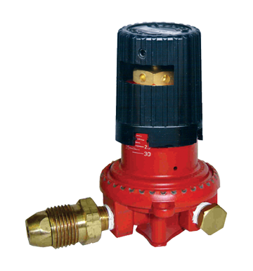 0-30 PSI  Adjustable Propane Regulator w/Male Hard Nose Nose POL  GR-338