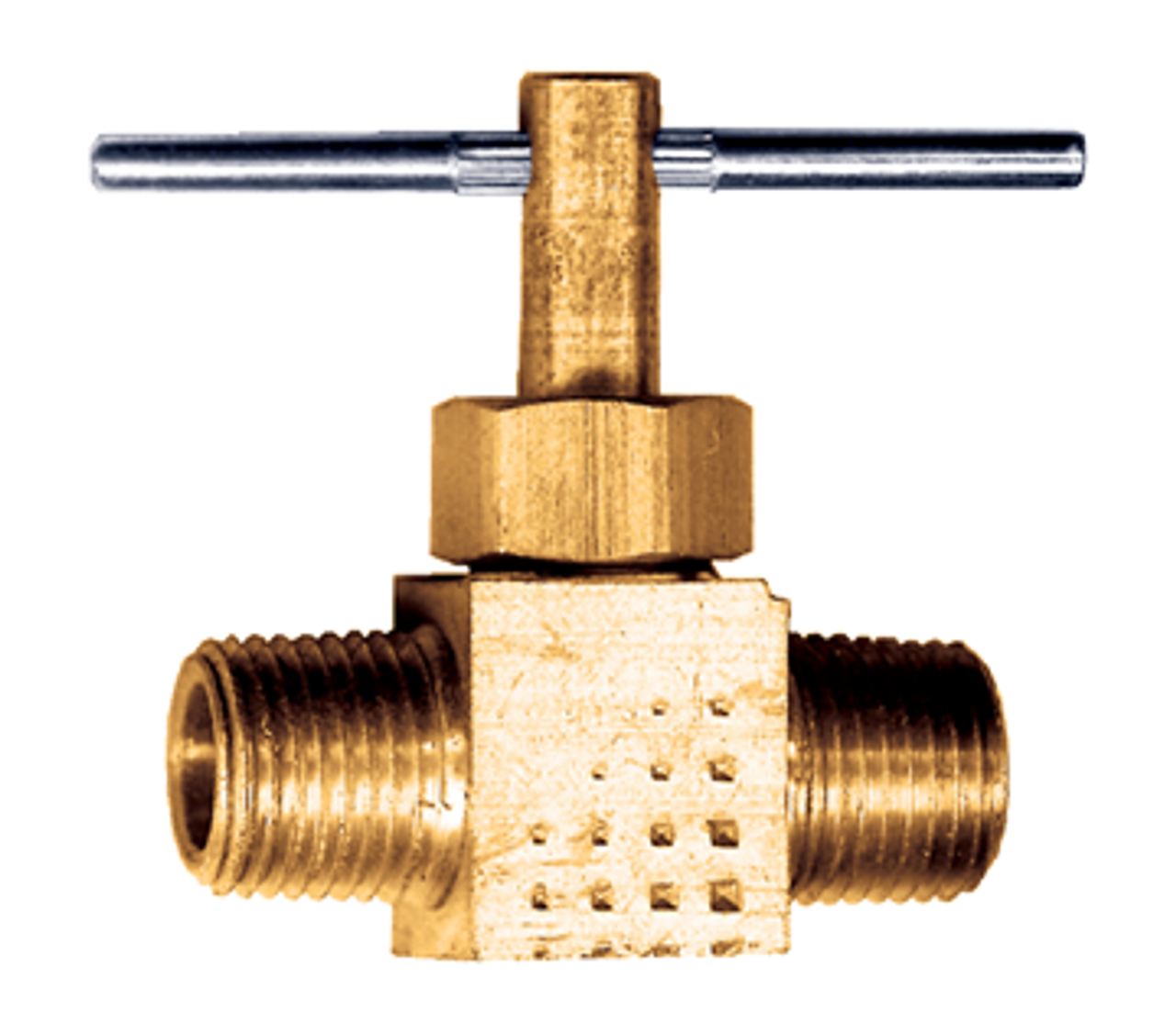 1/8" Lead Free Brass Male NPT Needle Valve  LF-3122-A